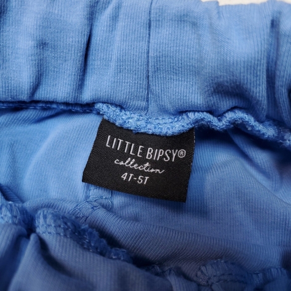 Little Bipsy blue shorts 4-5T - Picture 2 of 2